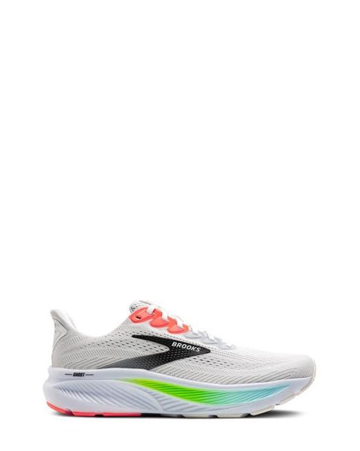 Brooks White Ghost 17 Running Shoe for men