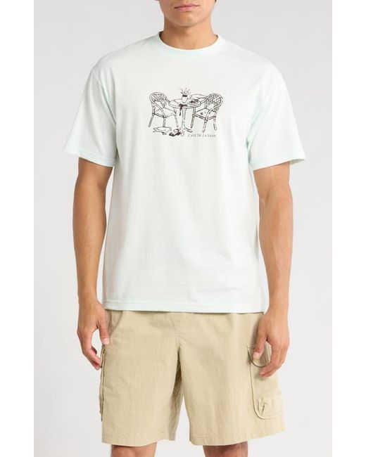 Vans White Café De La Graphic T-Shirt for men