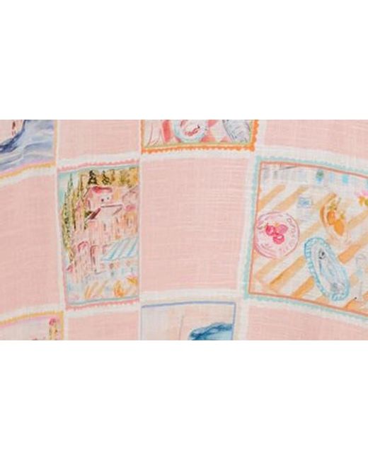 City Chic Pink Billie Patchwork Pattern A-Line Dress