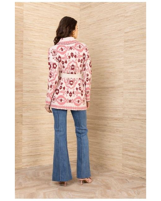 Hale Bob Pink Emmeline Sweater