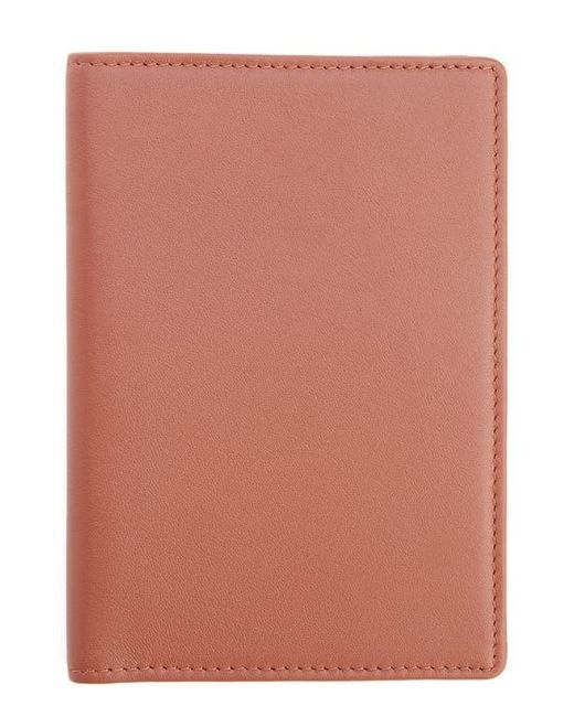 ROYCE New York Brown Personalized Rfid Leather Card Case