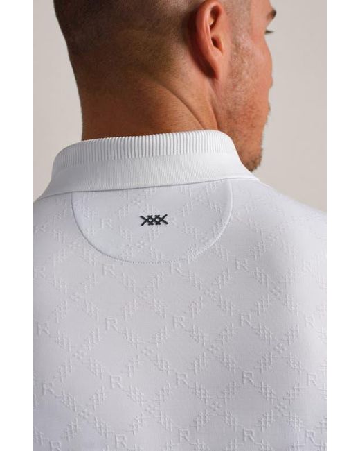 Rhone White Fairway Performance Golf Polo for men