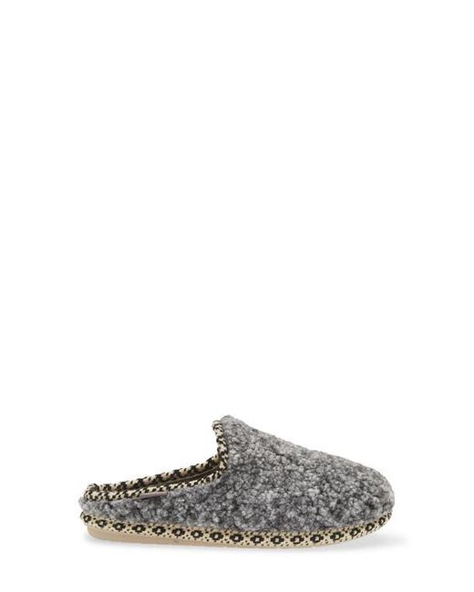 Toni Pons Gray Contrast Trim Slip-On Slippers