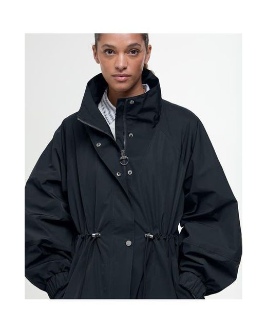 Barbour Blue Suri Check Showerproof Jacket