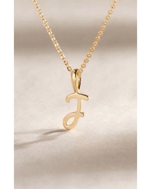 MADE BY MARY White Script Initial Charm
