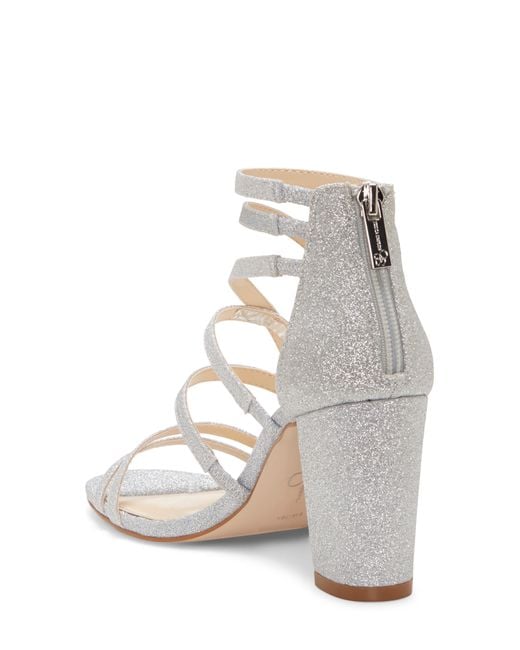 silver jessica simpson heels
