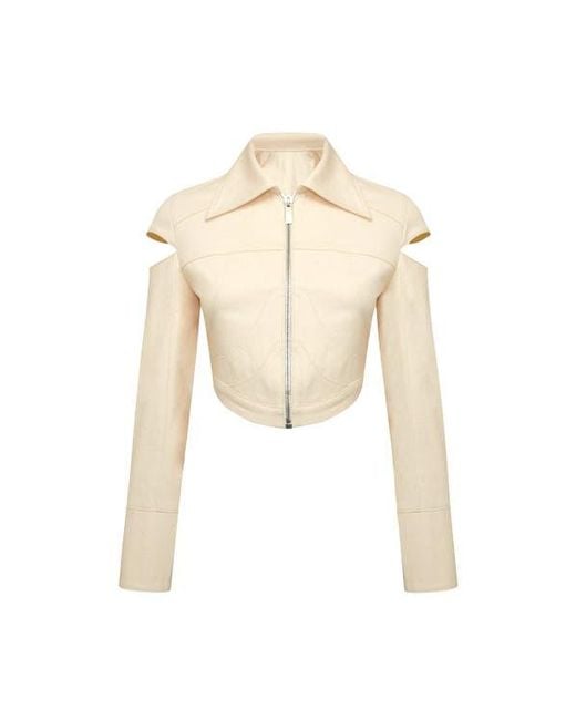 Jendue Natural Chaby Cut Out Jacket