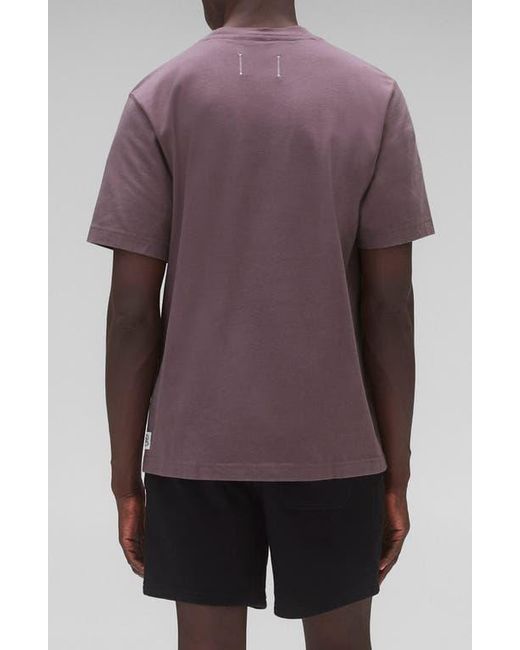 Reigning Champ Purple Midweight Jersey T-Shirt for men