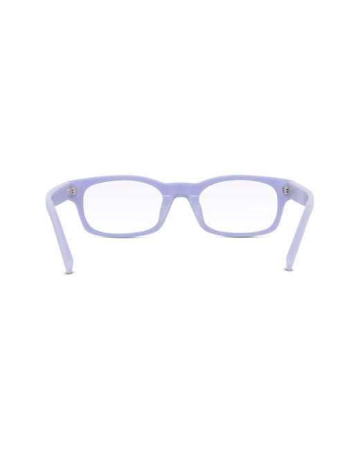 Givenchy 49mm Blue Rectangular Blue Light Blocking Glasses