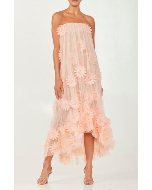 HELSI Pink Athena Strapless Gown