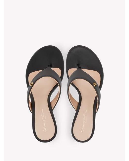 Gianvito Rossi Metallic Luana Sandals