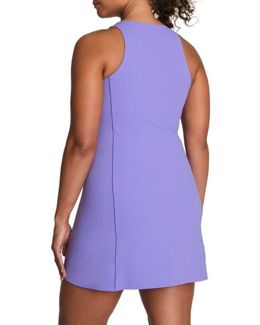 Spanx Blue Spanxshape Get Moving Zip Front Dress