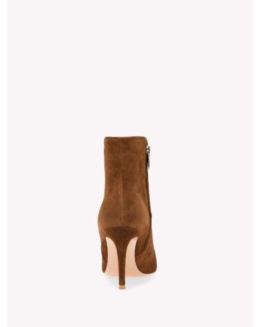 Gianvito Rossi Brown Levy 85 Bootie