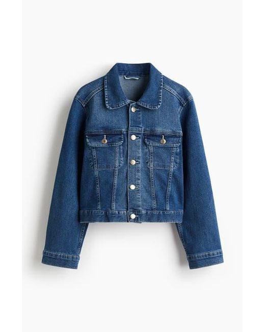 H&M Blue Short Denim Jacket