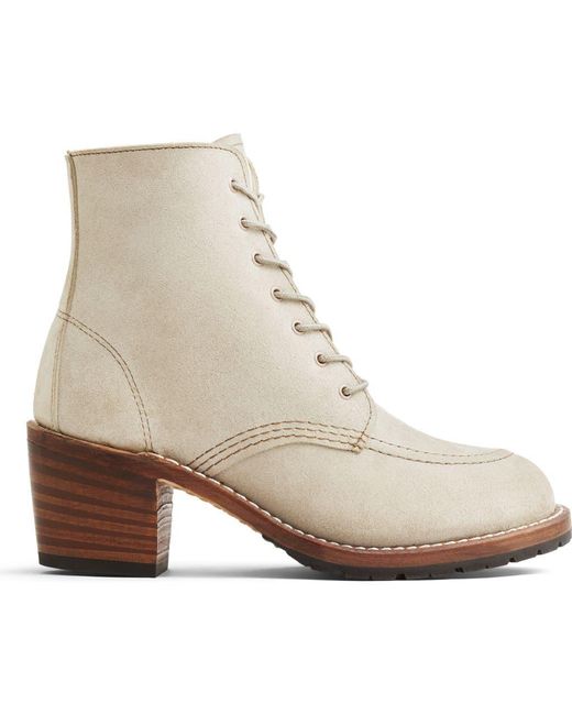 Red Wing Natural Clara Roughout Leather Boot