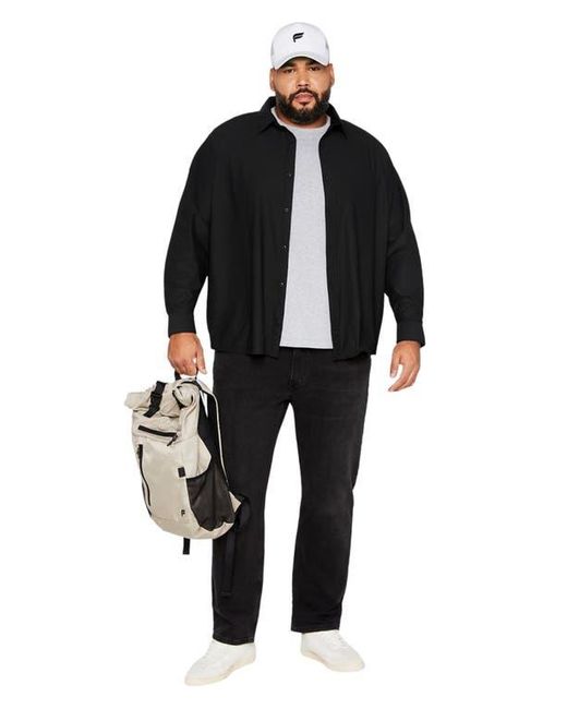 Fabletics Black The Don Long Sleeve Button Up for men