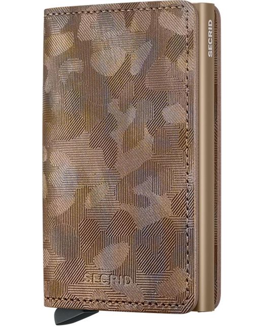 Secrid Brown Slimwallet Jungle for men