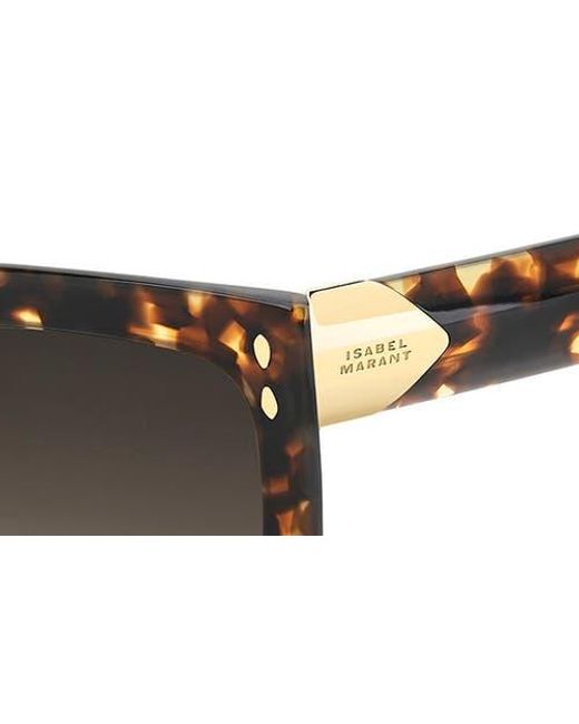 Isabel Marant Multicolor 55Mm Gradient Rectangular Sunglasses