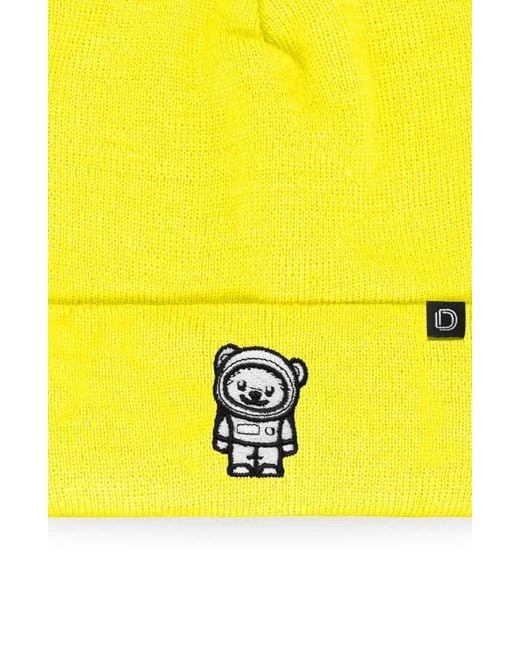 Alix Yellow Ice Bear Beanie for men