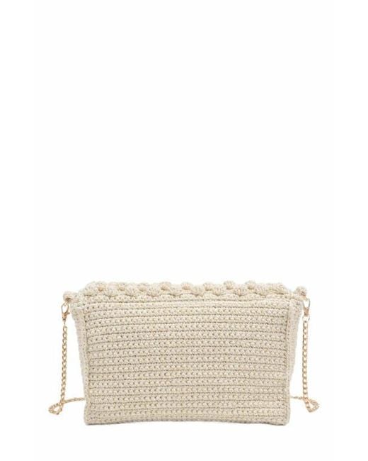 Moda Luxe Metallic Stylish Celeste Crossbody Handbag For