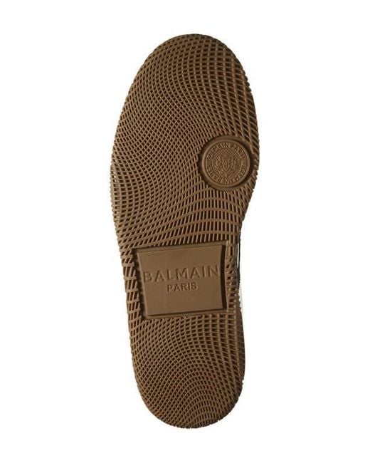 Balmain Black Swan Low Top Sneaker for men