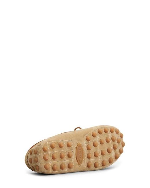 Tod's Brown Barca Bubble Boat Shoe for men