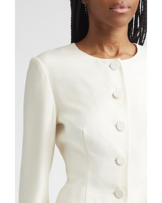Posse White Elspeth Wool Jacket