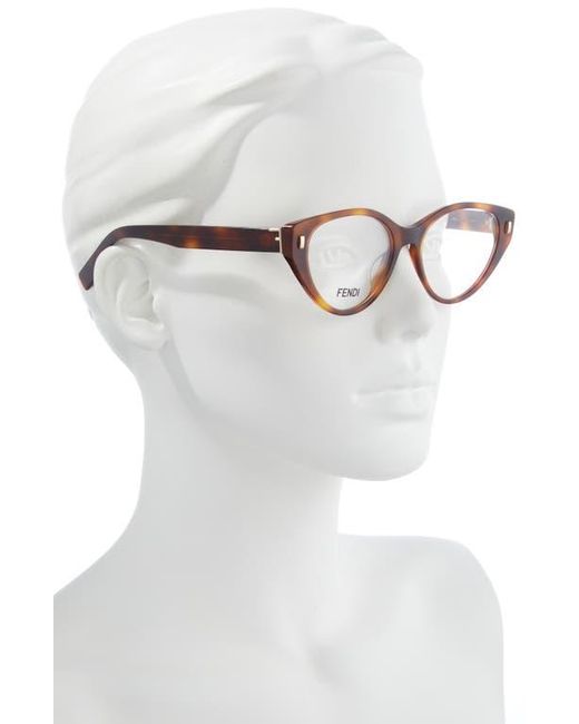 Fendi Brown First 54Mm Optical Glasses