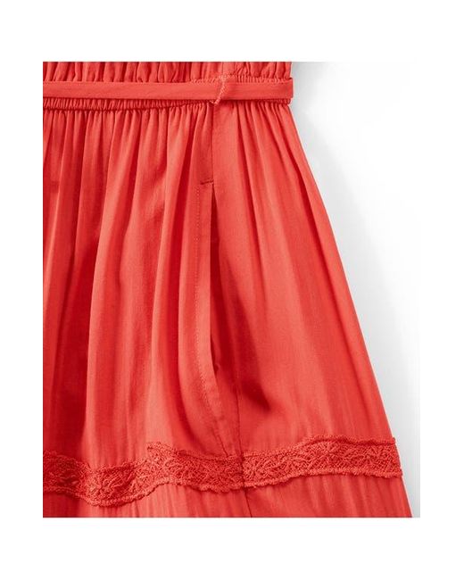 Lands' End Women's Cotton Voile Halter Tiered Maxi Dress - coffeafoods.com