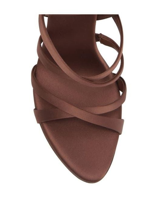 Jeffrey Campbell Brown Obsessed Ankle Wrap Sandal