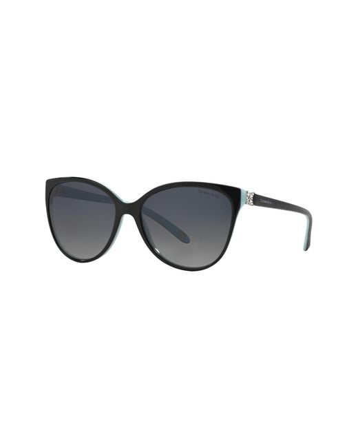 Tiffany & Co Multicolor 58mm Polarized Cat Eye Sunglasses