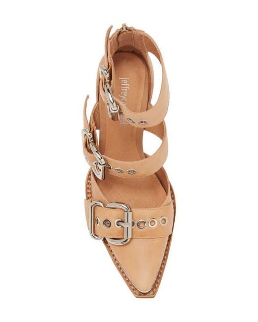 Jeffrey Campbell Pink Emilia Buckle Cutout Boot