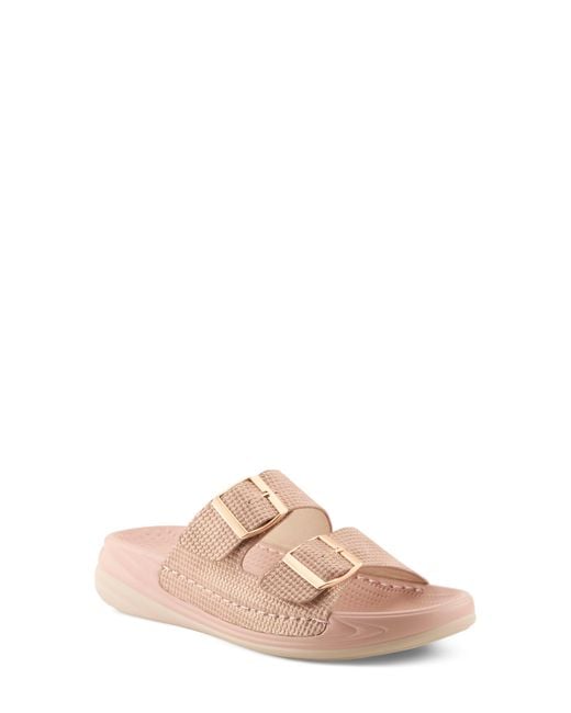 Flexus by Spring Step Pink Buttermere Slide Sandal
