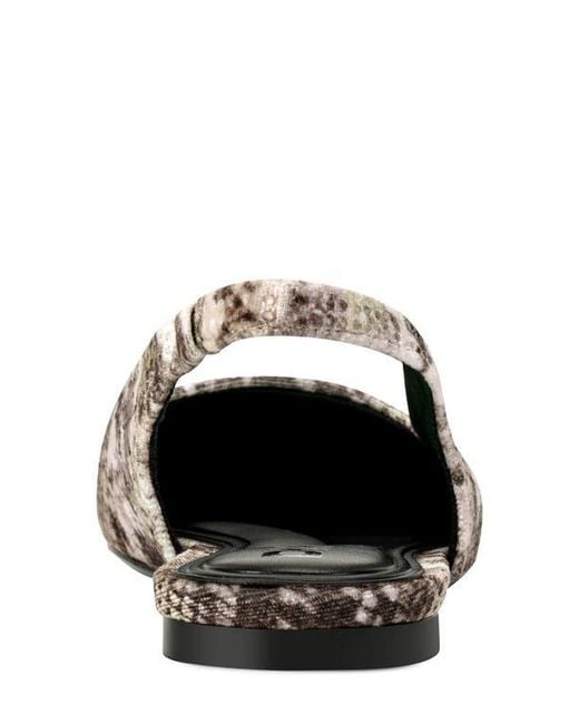 DKNY Black Darrow Slingback Flat