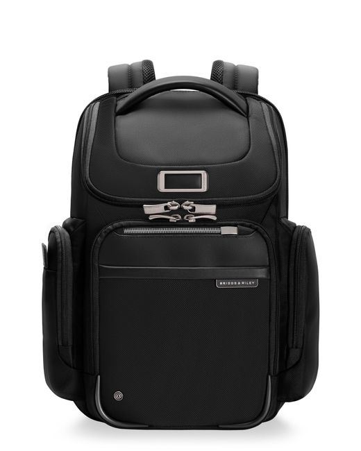 Briggs & Riley Black @Work Medium Widemouth Backpack