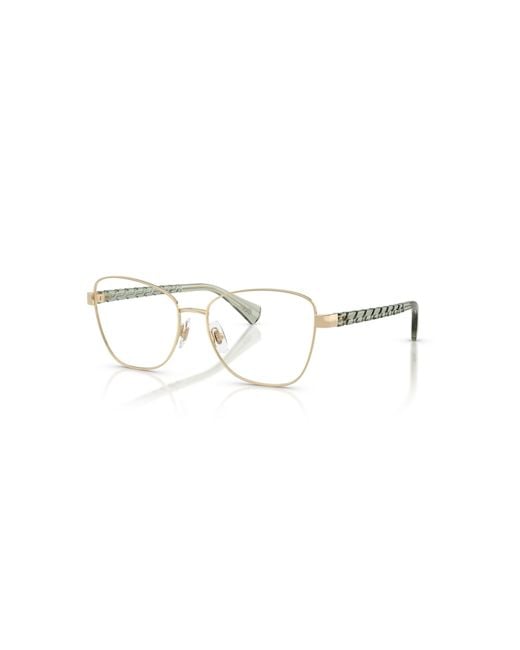 Ralph Metallic 53Mm Irregular Optical Glasses