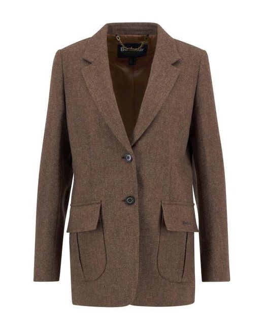 Barbour Brown Elm Wool Jacket