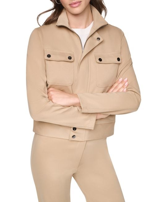 DKNY Natural Soho Ponte Tech Jacket
