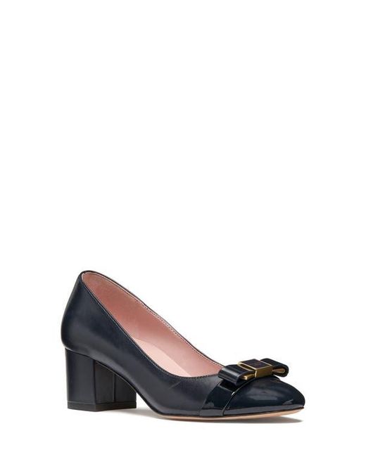 Kate Spade Blue Bowdie Cap Toe Pump