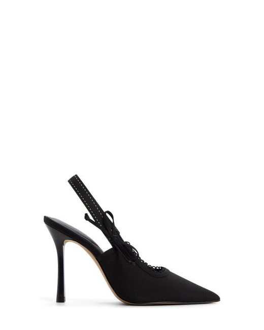 ALDO Black Hennie Slingback Pointed Toe Pump