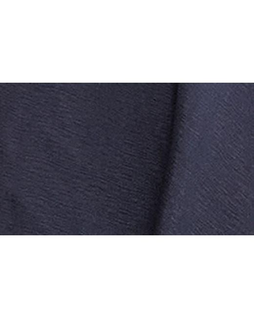 Donna Karan Blue Strapless Ruched Bodice Gown