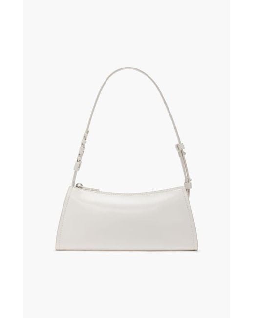 DKNY Avril Top-Zip Shoulder Bag in White | Lyst