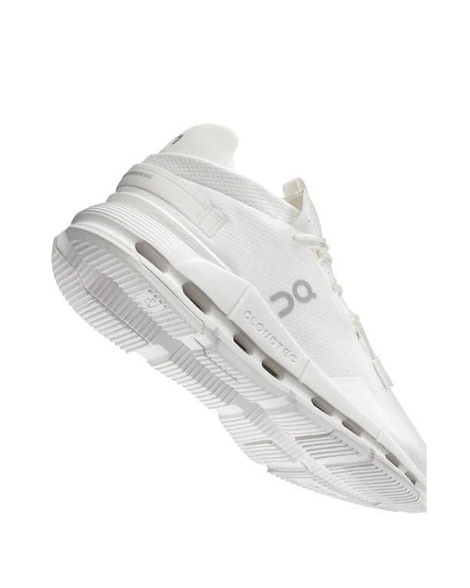 On Shoes White Cloudnova 2 Training Sneaker for men