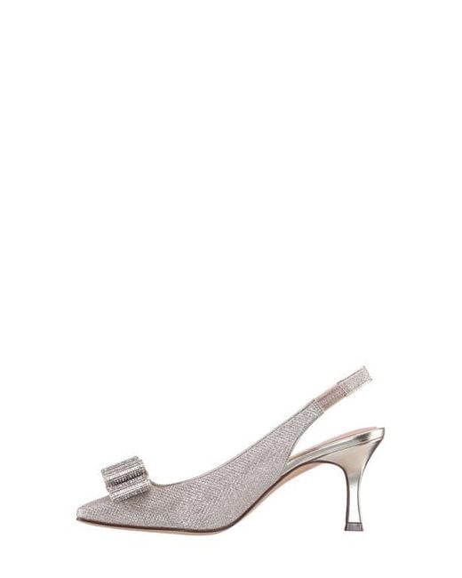 Nina White Jolanda Slingback Pump