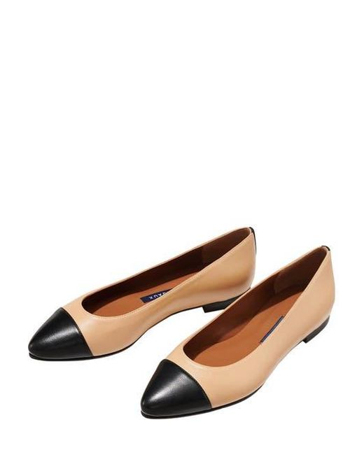 Margaux White The Cap-Toe Pointe