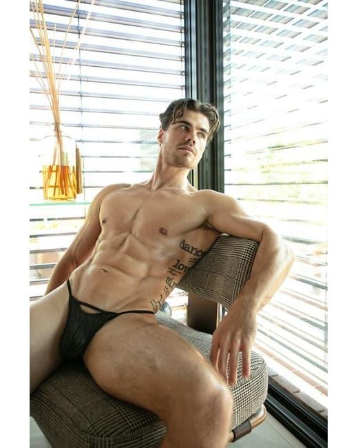 Hom Black Woh Personal Allure G-String for men