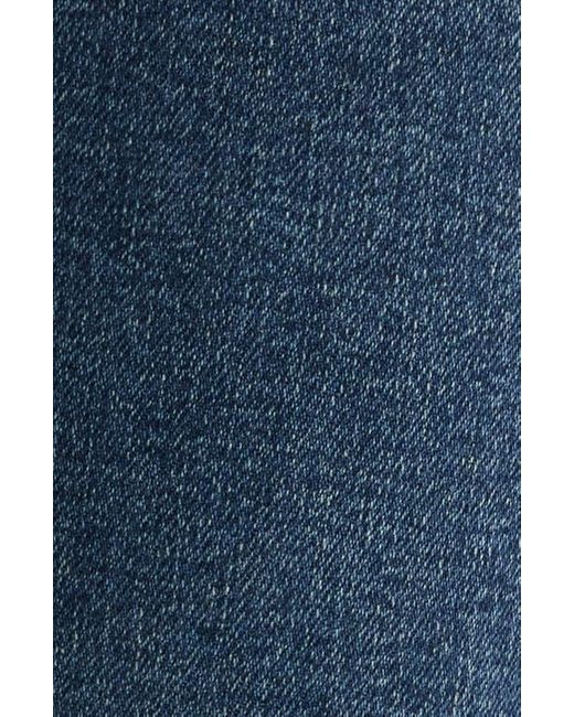 Rag & Bone Blue Flexi Peyton Raw Hem Crop Bootcut Jeans