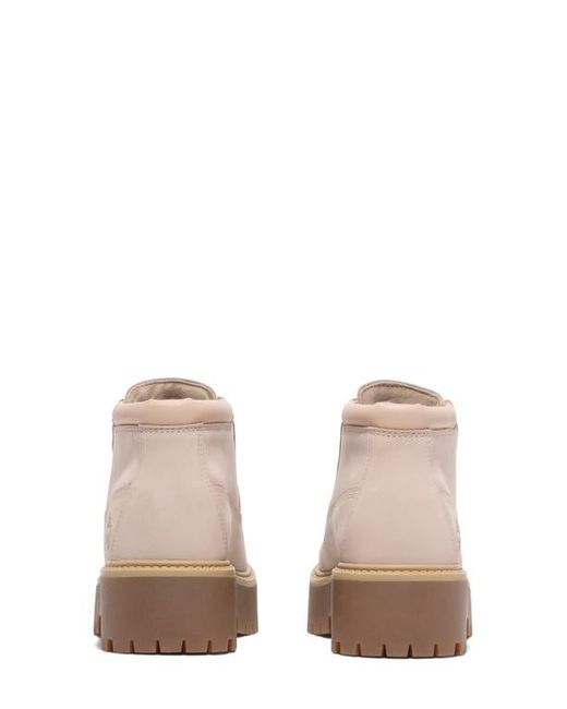 Timberland Brown Stone Street Waterproof Platform Boot