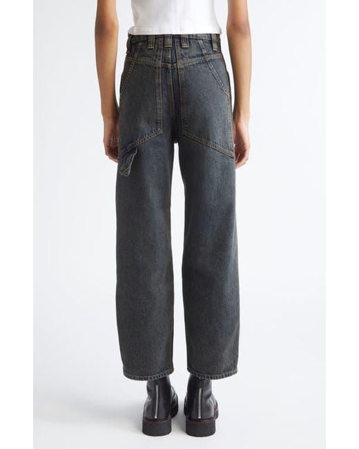 Eckhaus Latta Blue Gender Inclusive Double Knee Baggy Jeans