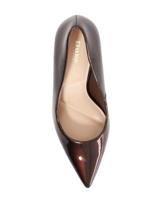Dune Brown Boldest Pointed Toe Pump